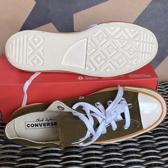 Converse CHUCK 70 OX WMNS surplus olive/egret/gum honey - Picture 4 of 16